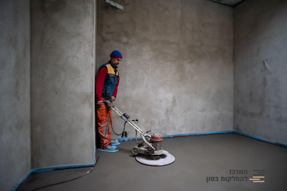 ריצוף בטון מוחלק